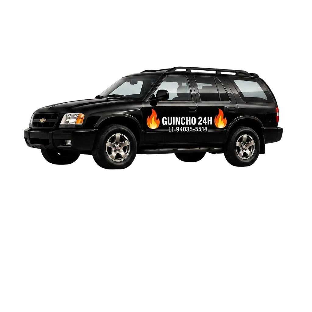 SUV preta personalizada Guincho Asa Delta 24 Horas